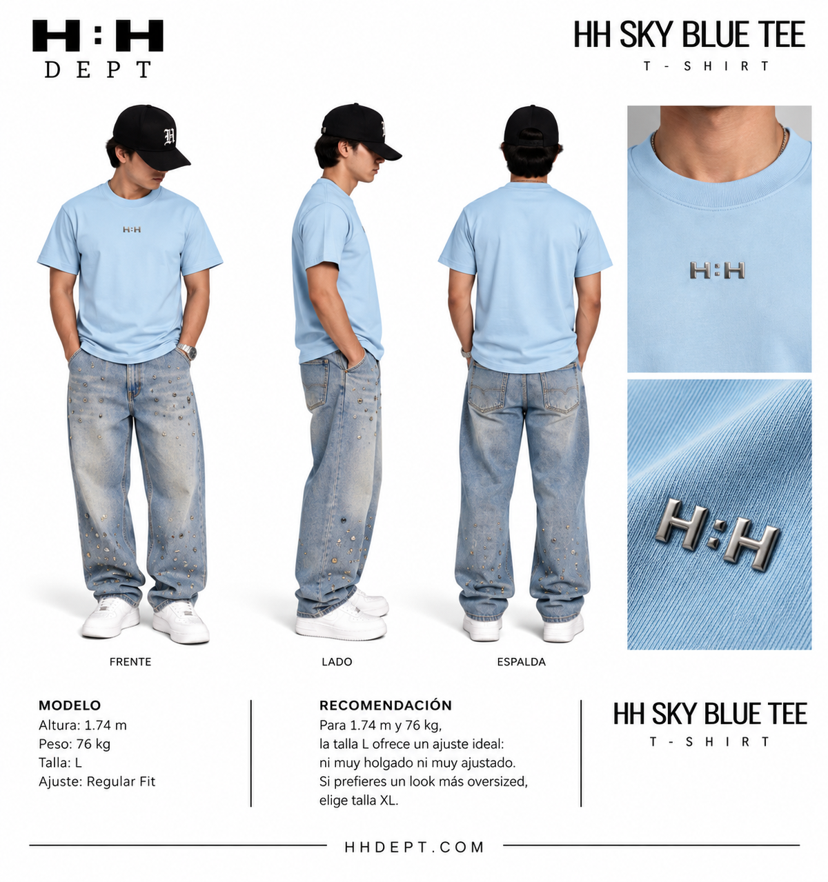 HH SKY BLUE TEE